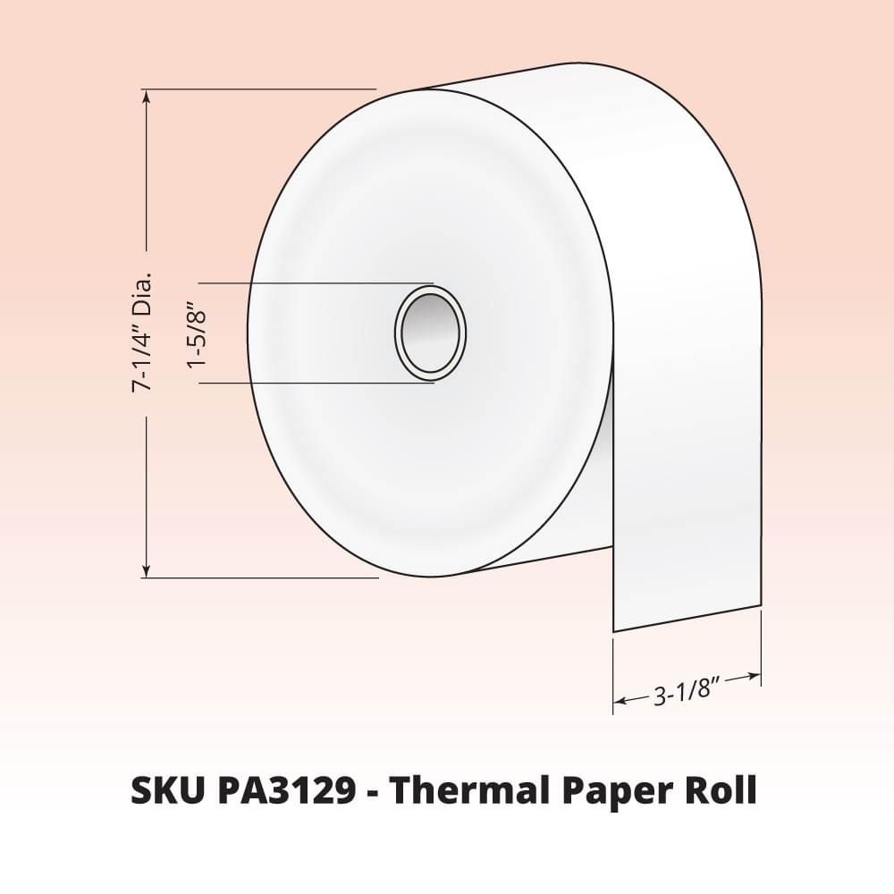 ROROページ① Verifone Omni Thermal 2 1/4 X 1 3/4 Paper Roll – ParkingZone