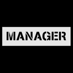 MANAGER Stencil