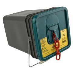 Red Plastic Chain in a Pail