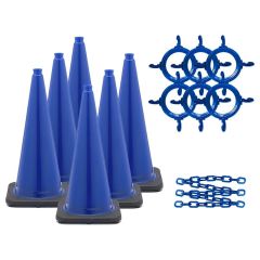Blue Cones and Cone Chain Connector Kit