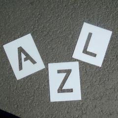 Letter Stencil - Large Sizes