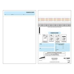 KeepSafe® Clear Plastic Deposit Bag - Front and Back