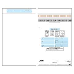 KeepSafe Clear Security Deposit Bag 10 in W x 14 in H