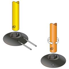 Delineator Surface Mount Base