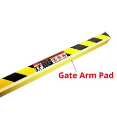 10' PVC Gate Arm with Deluxe Pad