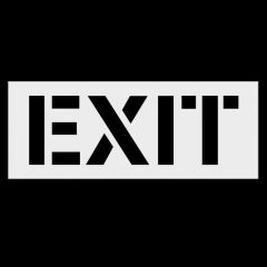 EXIT Stencil
