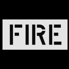 FIRE Stencil