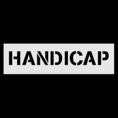Handicap Stencil