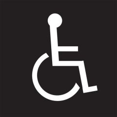 HANDICAP Symbol Stencil