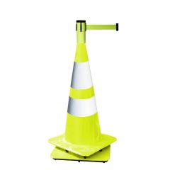 Retracta-Cone Cone Topper - 15 foot - Yellow with Yellow