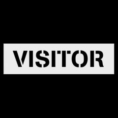 VISITOR Stencil