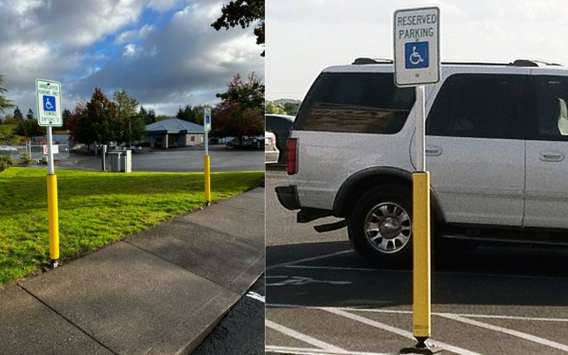 Gorilla Post Sta-Rite Sign Post