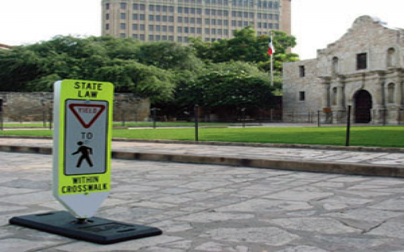 “Sign” of the Times – New Pedestrian Crosswalk Sign