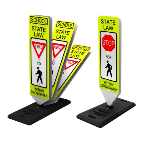 Boost Pedestrian Safety with High-Visibility Crosswalk Signs