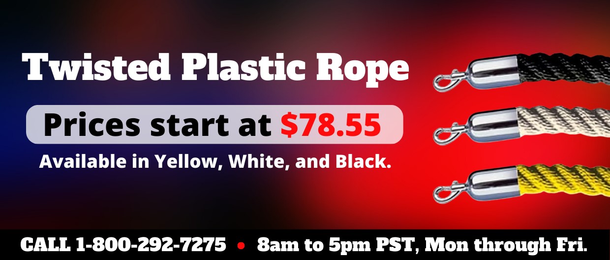 Twisted Plastic Rope Banner