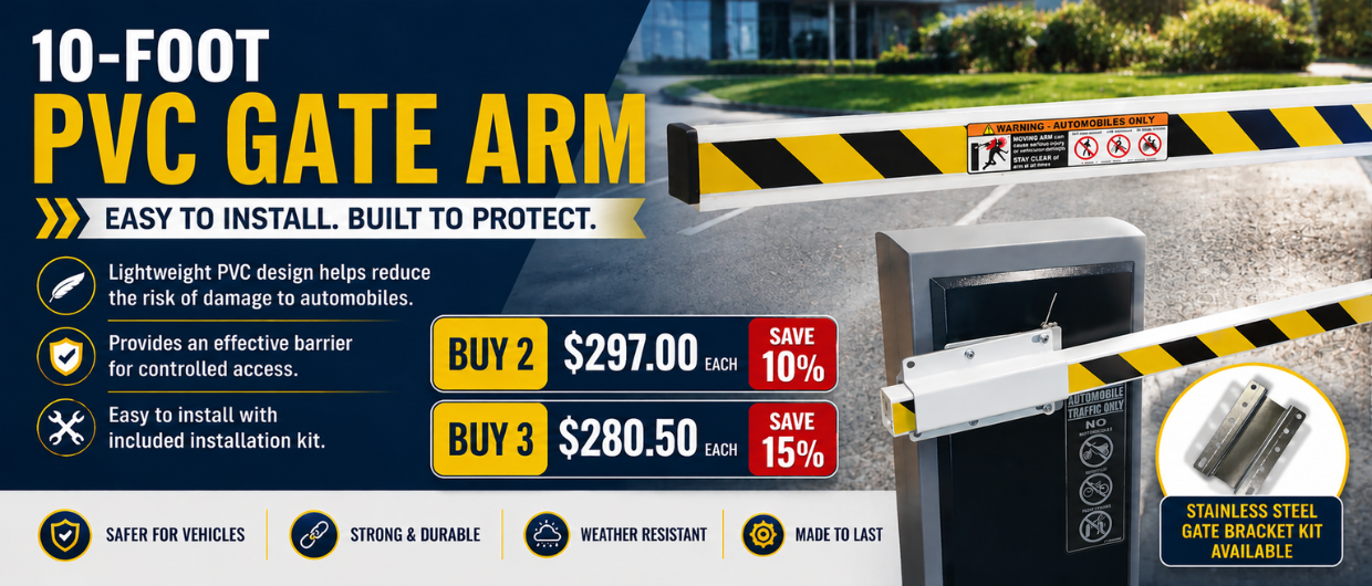 PVC Gate Arm banner