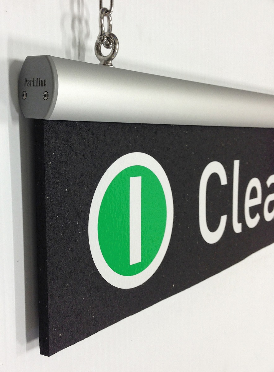 ParkLine Entry or Exit Lane Signage